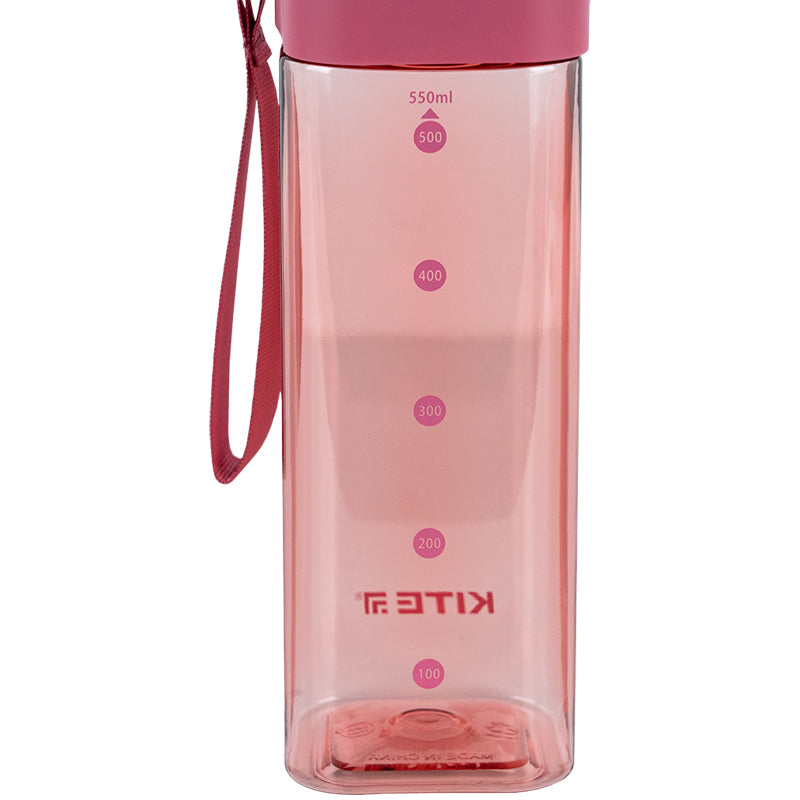 Water bottle Kite K24-1209-3, 550 ml, pink