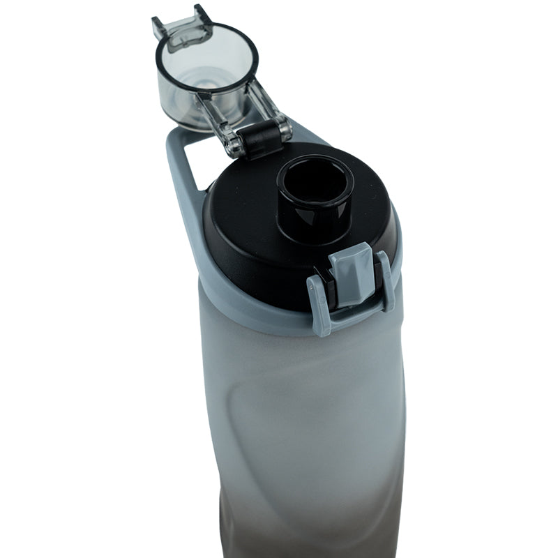 Пляшечка для води Kite K24-1200-1, 760 мл, сіро-чорна