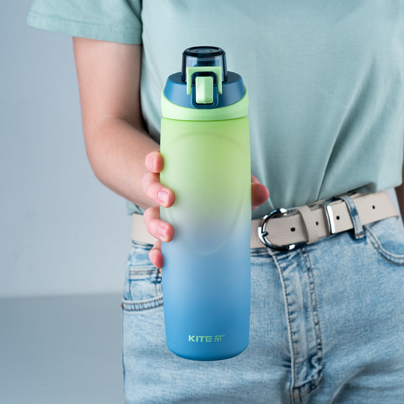 Water bottle Kite K24-1200-3, 760 ml, blue-light green