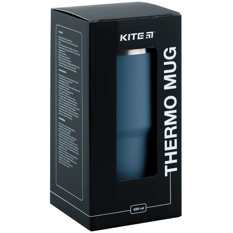 Thermomug Kite K24-1206-3, 600 ml, grey
