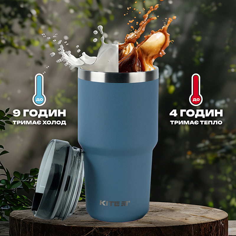 Thermomug Kite K24-1206-3, 600 ml, grey