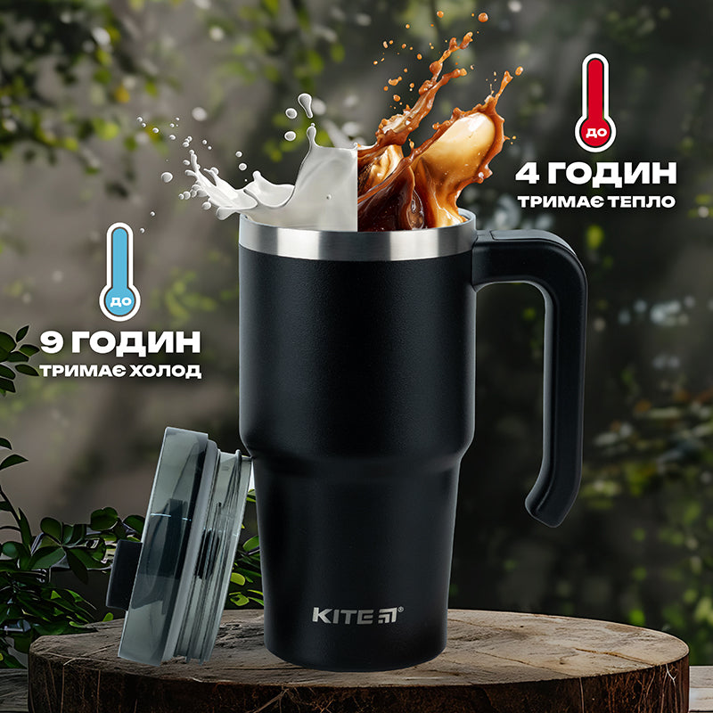 Thermomug  Kite K24-1207-1, 600 ml, black