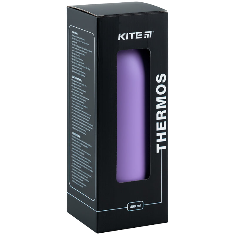 Thermos Kite K24-1208-3, 450 ml, lilac