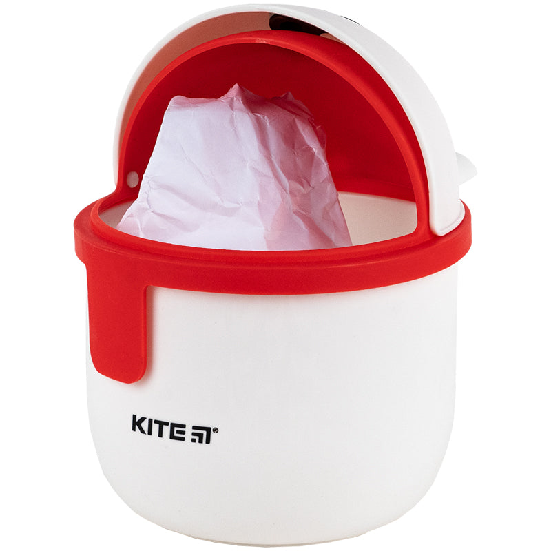 Настільний контейнер для сміття Kite K24-009-2, білий