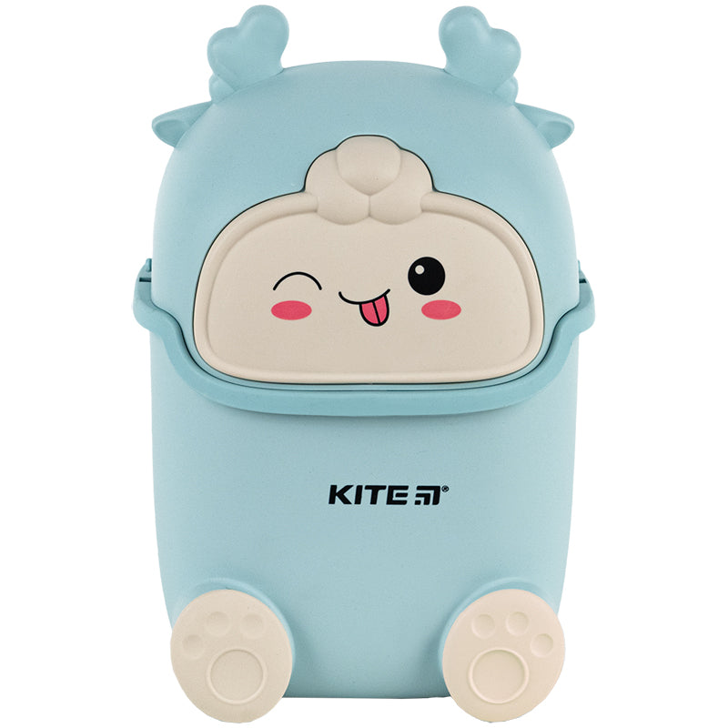 Настільний контейнер для сміття Kite K24-009-4, блакитний