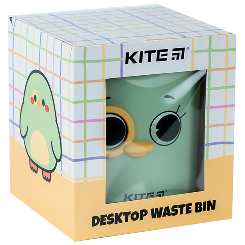 Desktop waste bin Kite K24-011-1, green
