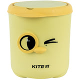 Desktop waste bin Kite K24-011-2, yellow