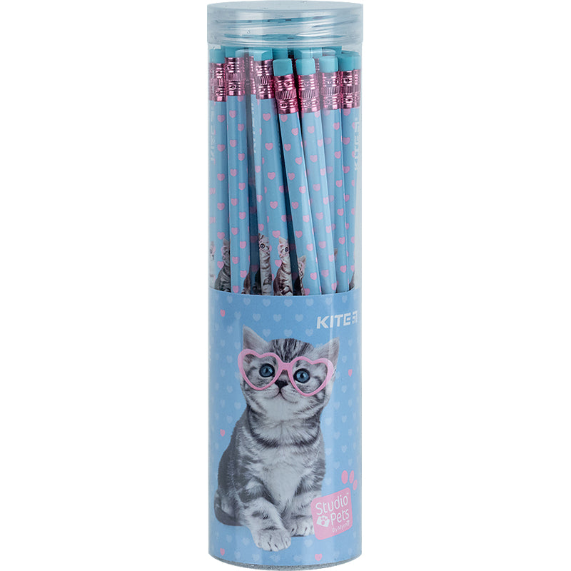 Graphite pencil with eraser Kite Studio Pets SP24-056