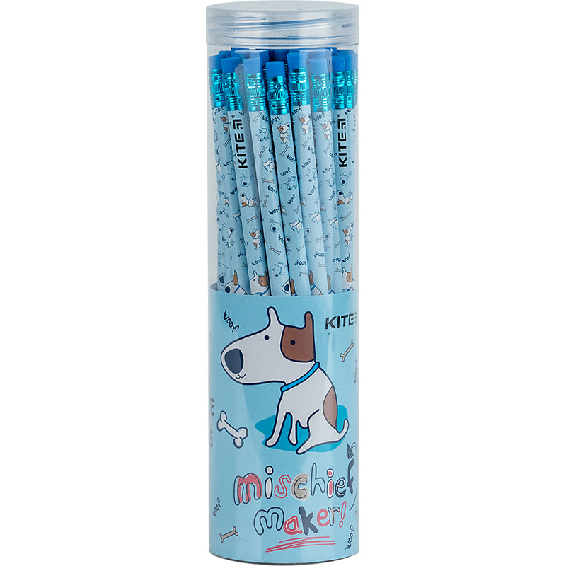 Олівець графітний з гумкою Kite Dog K24-056-1