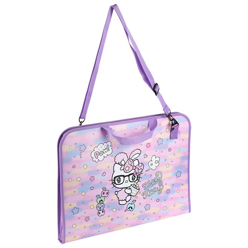 Briefcase with velcro Kite Hello Kitty HK24-411, 1 compartment, A3+