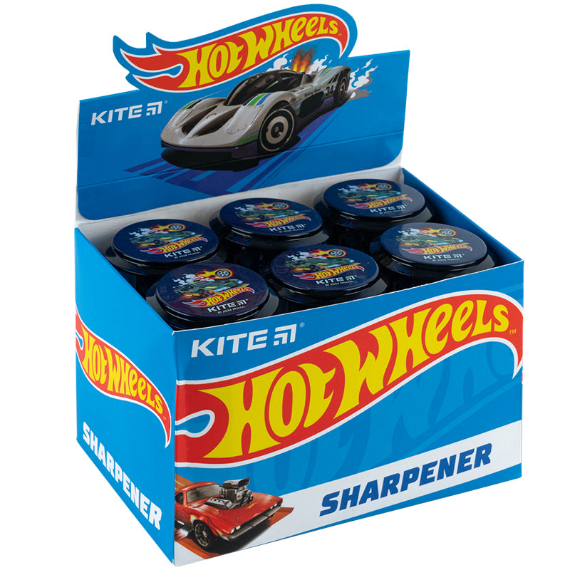 Точилка з контейнером Kite Hot Wheels HW24-117