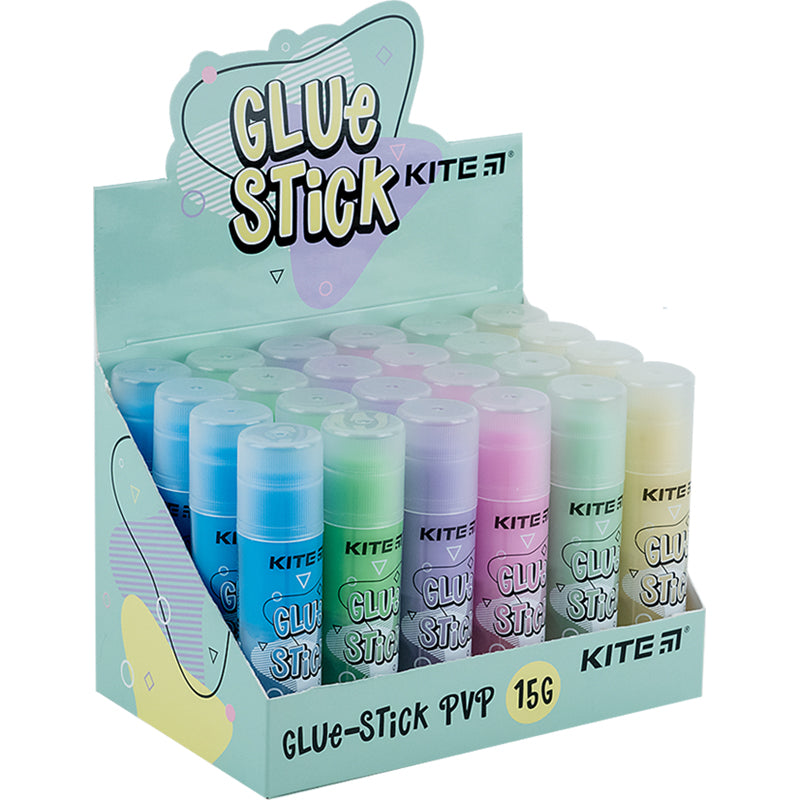 Glue stick PVP Kite Colorful K24-1132, 15 g