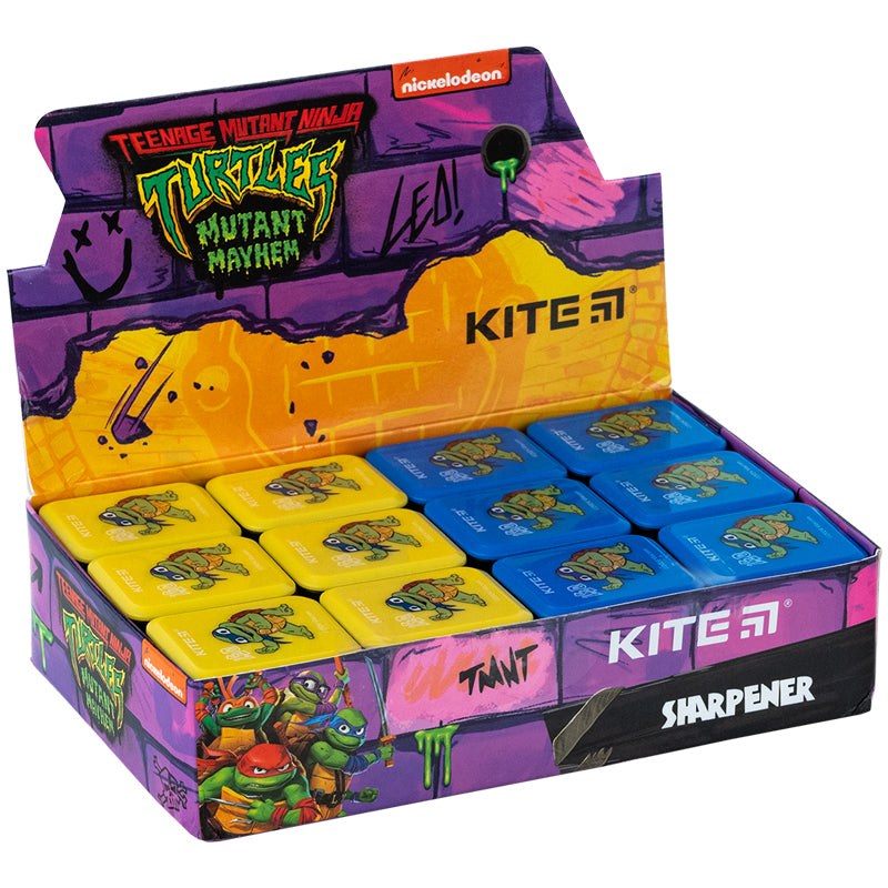Pencil sharpener with container Kite Ninja Turtles NT24-116