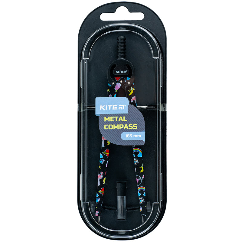 Metal compass+refill lead Kite K24-415-3, 165 mm