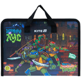 Folder-briefcase with zipper Kite Ninja Turtles NT25-202, 1 compartment, A4