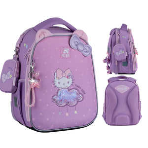 School backpack hard shaped Hello Kitty HK25-555S