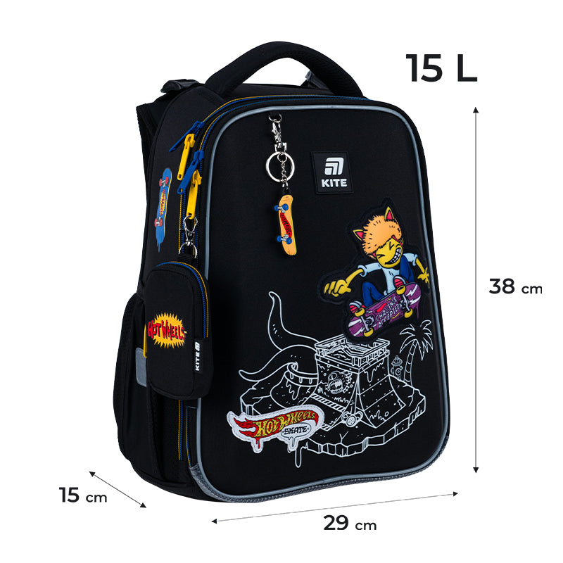 School backpack hard shaped Hot Wheels Skate HW25-531M