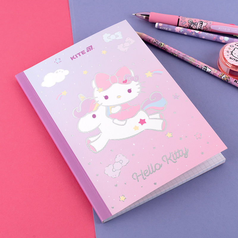 Notebook Kite Hello Kitty HK24-091-1, А5, 40 sheets, squared