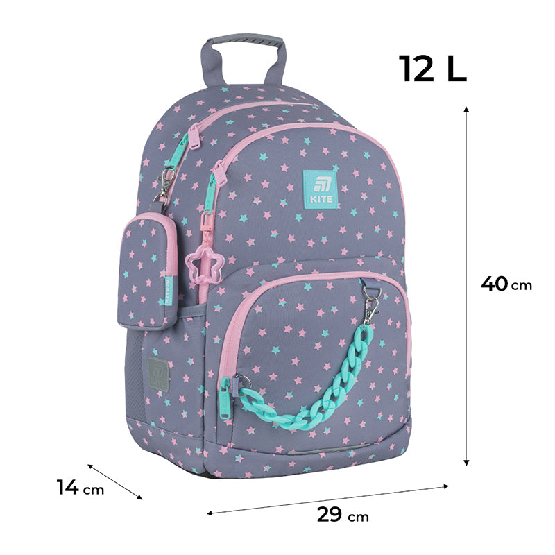 Рюкзак шкільний Kite Education Kawaii Stars K25-585M-2