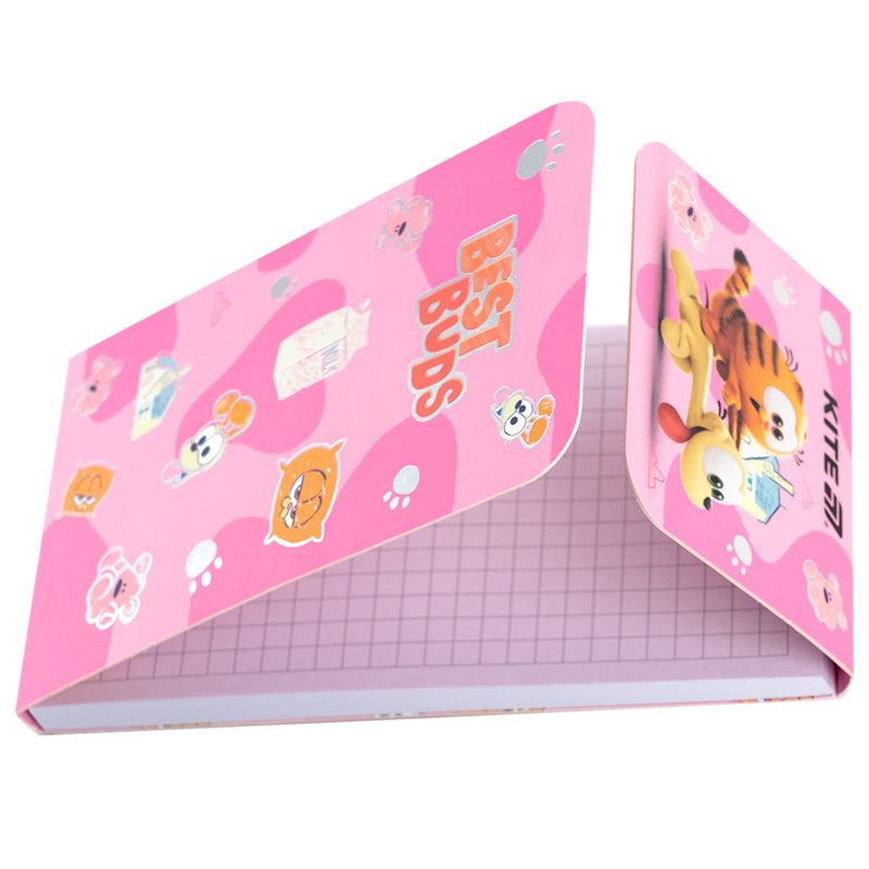 Notebook with a magnet Kite Garfield GF24-092, 60 sheets, squared
