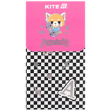 Notebook with a magnet Kite Aggretsuko AR24-092, 60 sheets, squared
