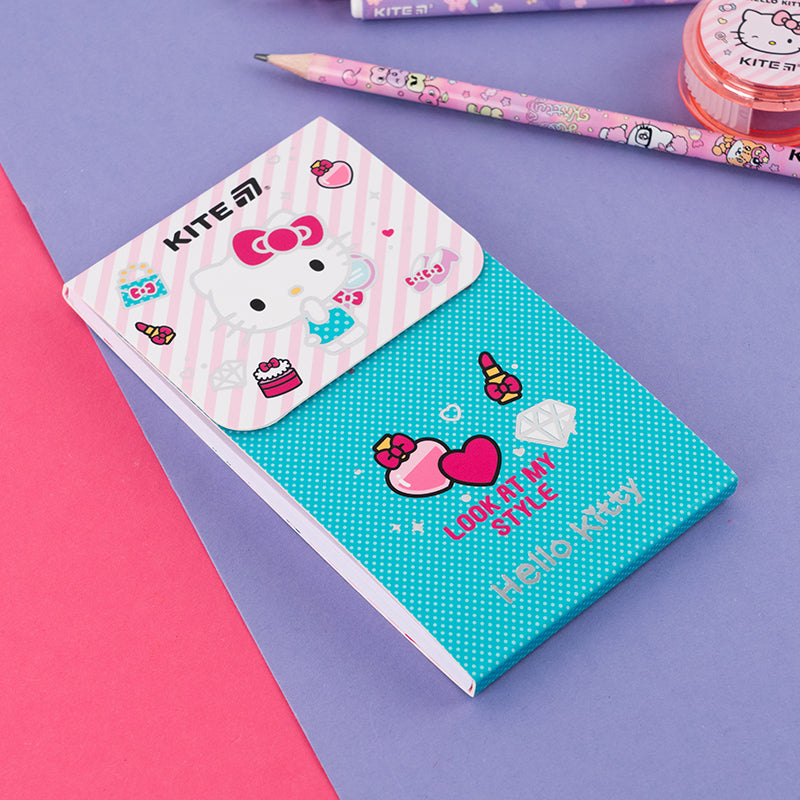 Notebook with a magnet Kite Hello Kitty HK24-092-1, 60 sheets, squared