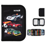 Пенал з наповненням Kite Hot Wheels HW25-622H-1, 1 відділення, 2 відвороти