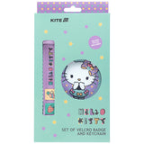 Zestaw plakietka na rzep i brelok zawieszek Kite Hello Kitty HK25-3010-1, 2 szt.