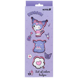 Набір бейджів на липучці Kite Kuromi HK25-3012-1, 3 шт.