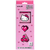 Набір бейджів на липучці Kite Hello Kitty HK25-3012-2, 3 шт.