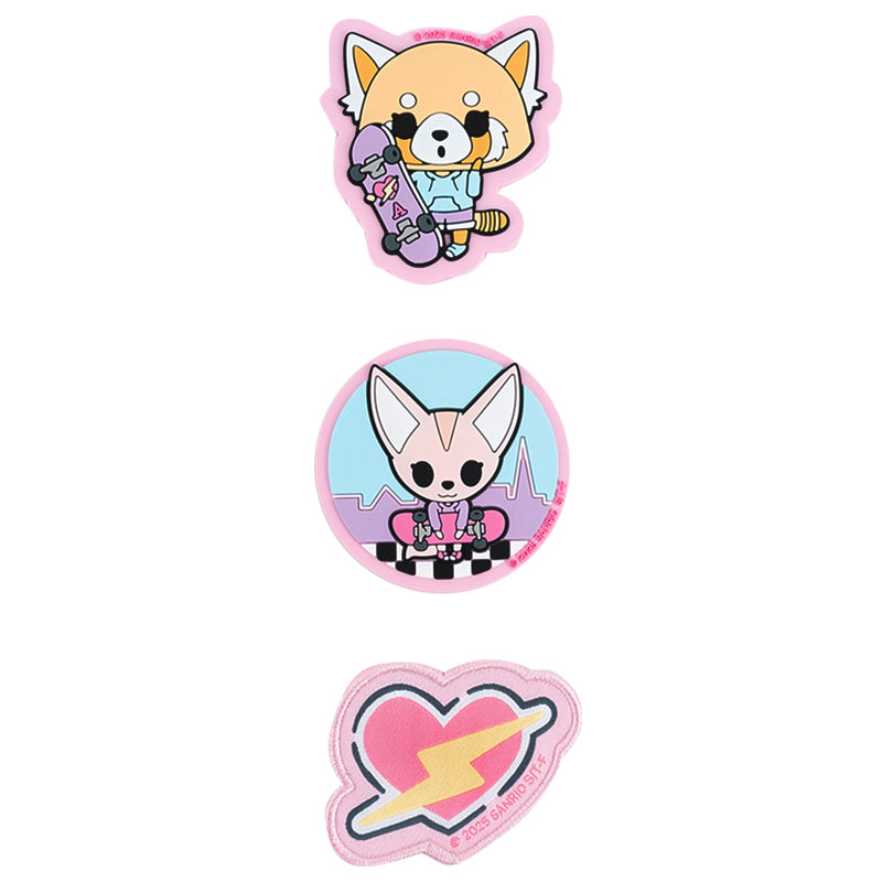 Zestaw plakietek na rzepy Kite Aggretsuko AR25-3012, 3 szt.