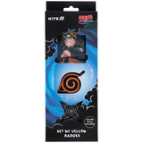 Набір бейджів на липучці Kite Naruto Shippuden NR25-3012, 3 шт.