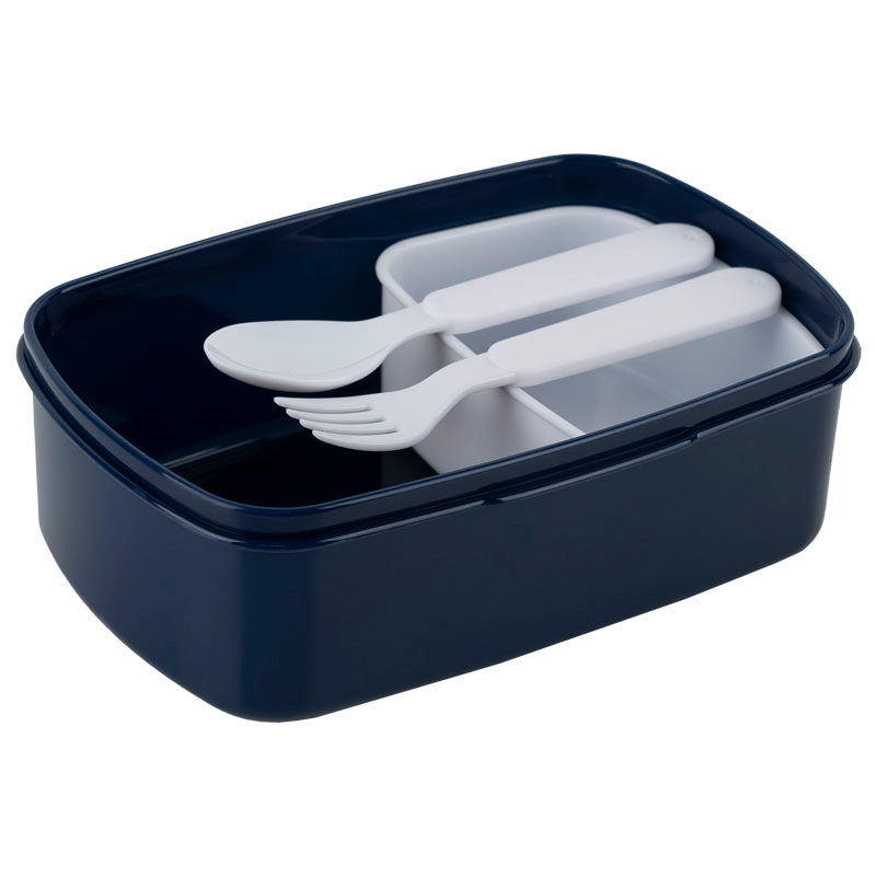 Lunchbox with fork and spoon Kite FC Barcelona BC25-163, 750 ml