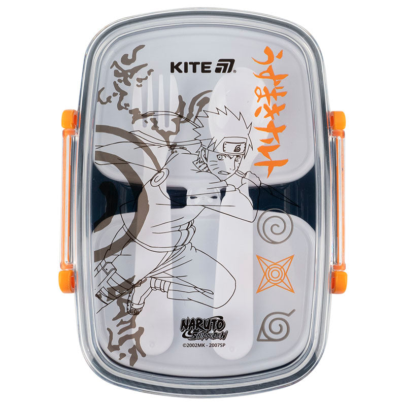 Lunchbox with fork and spoon Kite Naruto NR25-181, 750 ml