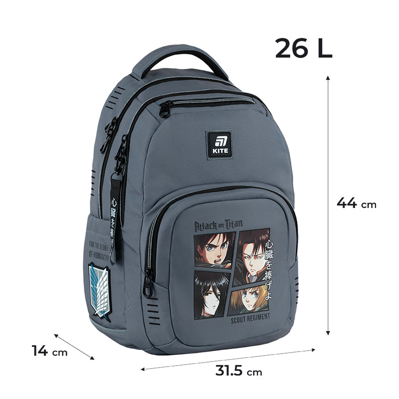 Рюкзак Kite Education teens Attack on Titan AT25-903L