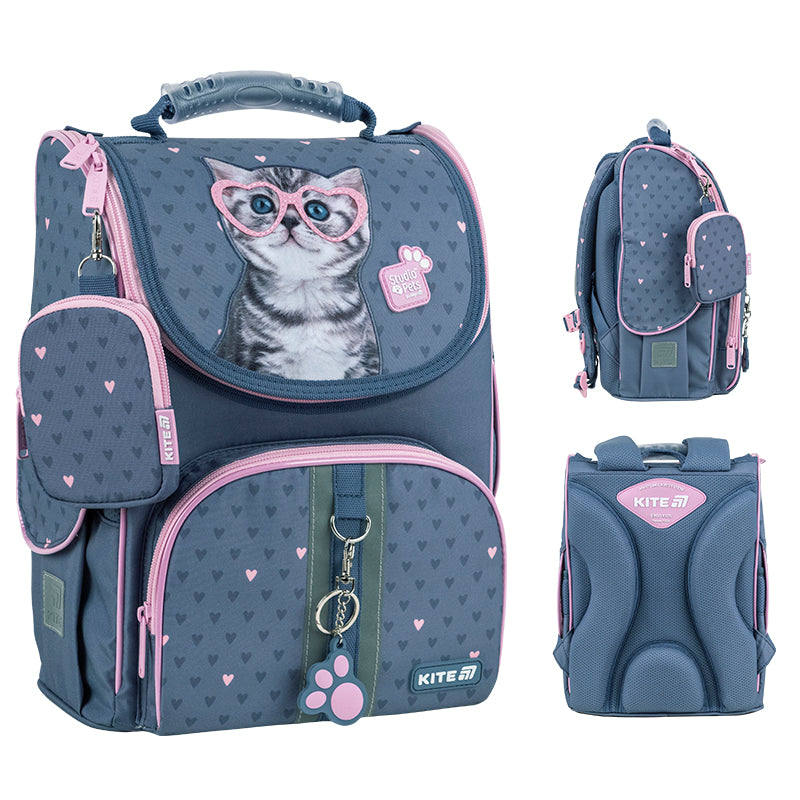 Шкільний набір Kite Education Studio Pets SET_SP25-501S (рюкзак, пенал, сумка)