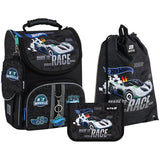 Шкільний набір Kite Education Hot Wheels SET_HW25-501S (рюкзак, пенал, сумка)