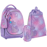Шкільний набір Kite Education Catsline SET_K25-724S-2 (рюкзак, пенал, сумка)