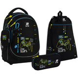 Шкільний набір Kite Education Good Game SET_K25-724S-4 (рюкзак, пенал, сумка)