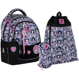 Шкільний набір Kite Education Anime Girl SET_K25-700M-1 (рюкзак, пенал, сумка)