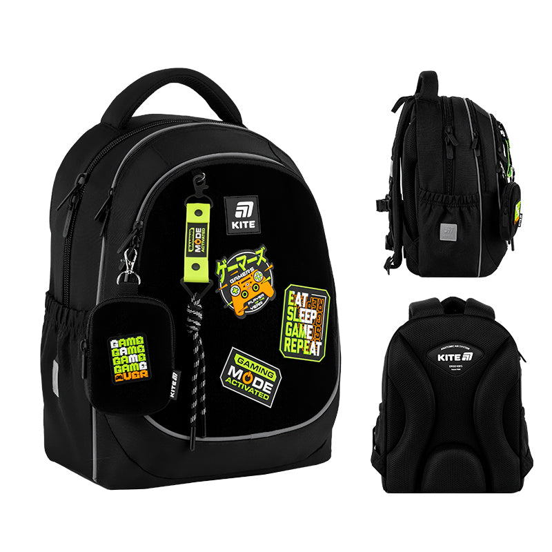 Шкільний набір Kite Education Gaming Mode SET_K25-700M-5 (рюкзак, пенал, сумка)