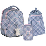 Шкільний набір Kite Education College Line Girl SET_K25-555S-6 (рюкзак, пенал, сумка)