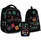 Шкільний набір Kite Education Pixel Game SET_K25-555S-4 (рюкзак, пенал, сумка)