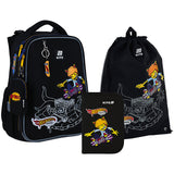 Шкільний набір Kite Education Hot Wheels Skate SET_HW25-531M (рюкзак, пенал, сумка)