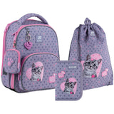 Шкільний набір Kite Education Studio Pets SET_SP25-556M (рюкзак, пенал, сумка)