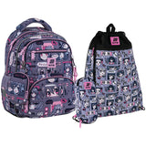 Шкільний набір Kite Education Anime Girl SET_K25-773M-5 (рюкзак, пенал, сумка)