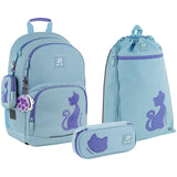 Шкільний набір Kite Education Catsline SET_K25-585M-1 (рюкзак, пенал, сумка)