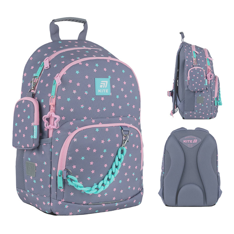 Шкільний набір Kite Education Kawaii Stars SET_K25-585M-2 (рюкзак, пенал, сумка)