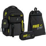 Шкільний набір Kite Education Free Style SET_K25-1022M-3 (рюкзак, пенал, сумка)