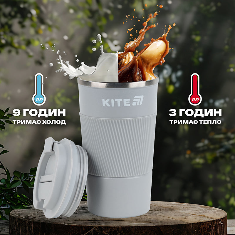 Thermomug Kite K25-458-1, 510 ml, grey